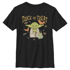 Boys Star Wars Trick Or Treat Master Yoda T Shirt - 1 of 4