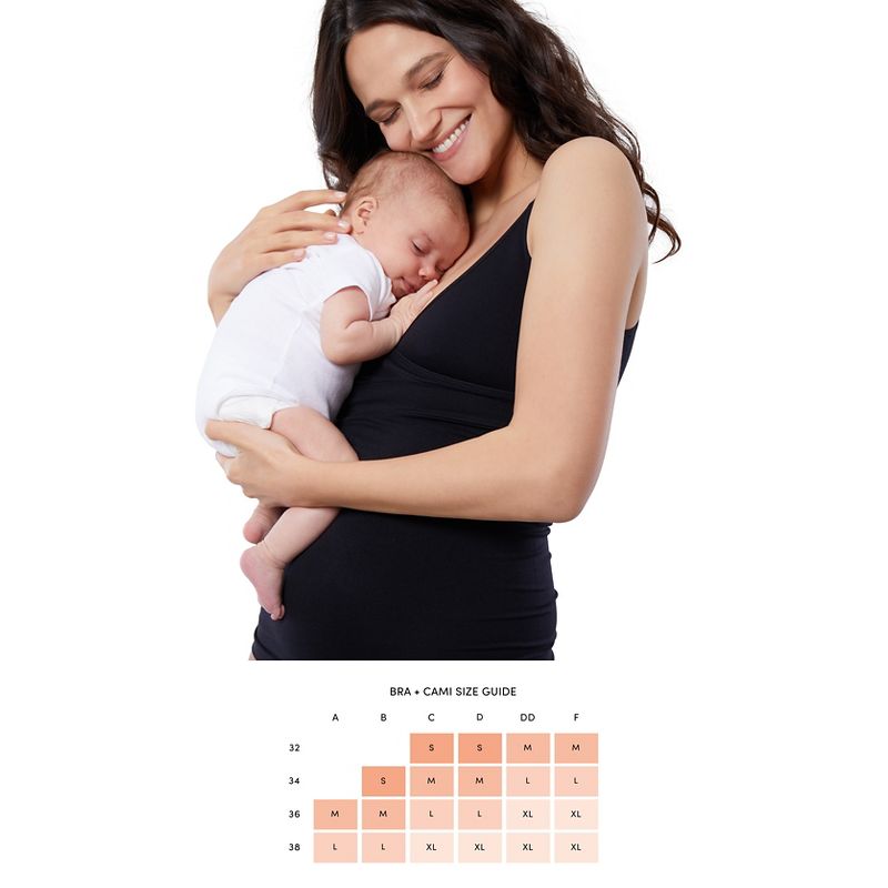 Ingrid & Isabel Basics Maternity Nursing Crossover Cami Bundle 2 Pack, 5 of 6