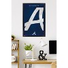Trends International MLB Atlanta Braves - Logo 25 Framed Wall Poster Prints - 2 of 4