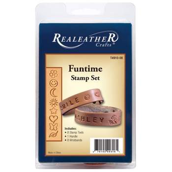 Realeather Leathercraft Kit-Funtime Stamp Set
