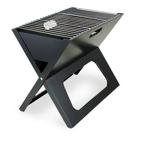 Costway Heavy Duty Cast Iron Charcoal Grill Tabletop Bbq Grill Stove For  Camping Picnic : Target