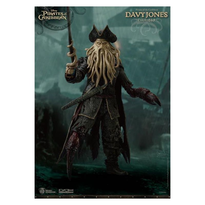 DAH-029 Davey Jones Dynamic 8ction Heroes | Pirates Of The Caribbean: At World's End | Beast Kingdom Action figures, 5 of 6