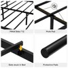 Pattern Bed Frame with Headboard and Footboard, Bed Mattress Foundation with Storage No Box Spring Needed Noise Free Easy Assembly - 3 of 4