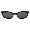 The Original X-KD's Biker Sunglasses By PCSUN 20% Larger Black Frames w/ Polarized Grey Lens - 2 of 4