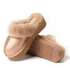 Fireside by Dearfoams Women's Melton Genuine Shearling Platform Scuff Slipper - 3 of 4