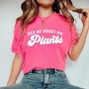 Simply Sage Market Women's Ask Me About My Plants Short Sleeve Garment Dyed Tee - 2 of 4