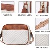 Quilted Crossbody Bags for Women Vegan Leather Purses Small Shoulder Handbags with Wide Strap - 4 of 4