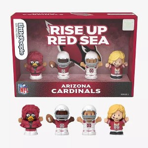 Fisher Price Little People x NFL Collector Arizona Cardinals Figure 4-Pack - 1 of 4