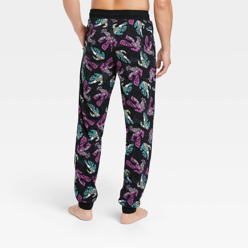Men's Disney Lightyear Jogger Pajama Pants - Black, 2 of 3