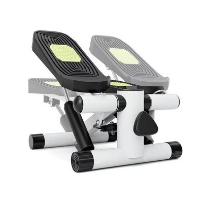 Hachikiko Adjustable Height Mini Stepper Exercise Machine with Resistance Bands, Portable Home Gym Equipment for Full Body Workout
