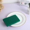 Unique Bargains Non-scratch Scouring Sponge Scrub Pads Kitchen Cleaning  Pads Green 15pcs : Target