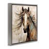 Stupell Industries Brown Horse with Florals, 18" x 18" - 3 of 4