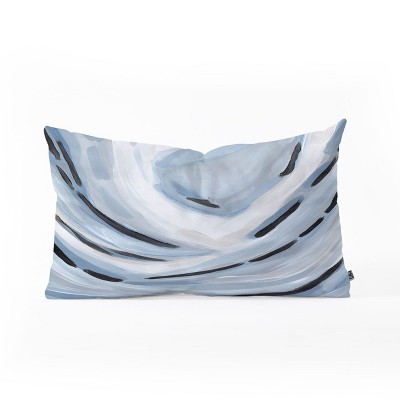 Laura Fedorowicz Abstract Throw Pillow Blue - Deny Designs