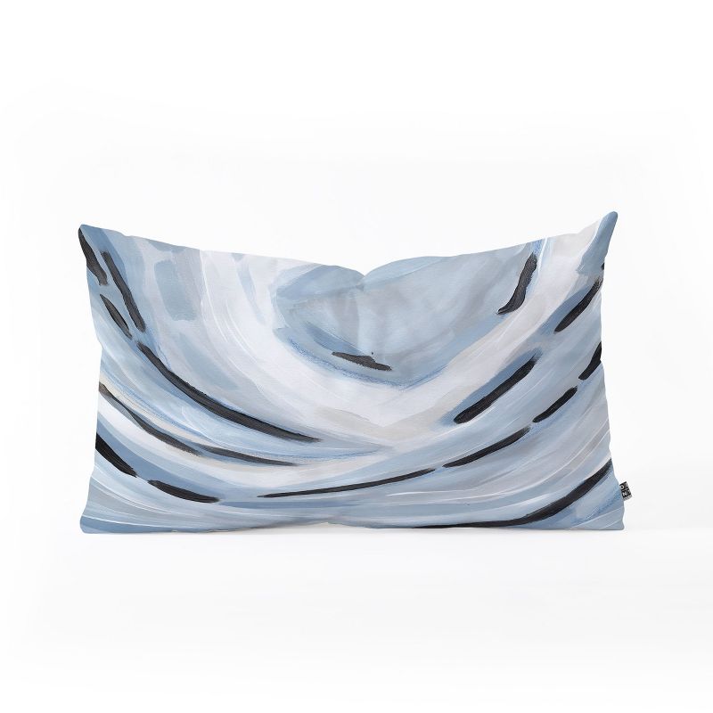 18&#34;x23&#34; Oversize Laura Fedorowicz Abstract Lumbar Throw Pillow Blue - Deny Designs, 1 of 5