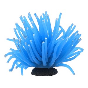 Unique Bargains Silicone Durable Safe Shelter Aquarium Decor Coral