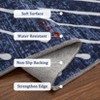 Modern Geometric Area Rug Farmhouse Stripe Area Rug Living Room Stain Resistant Non-Slip Carpet for Bedroom Dining Room - 4 of 4