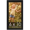 PosterPalooza | Photo Size Minimalist Grey Picture Frame - UV Acrylic, Foam Board Backing, Hanging Hardware - 2 of 4