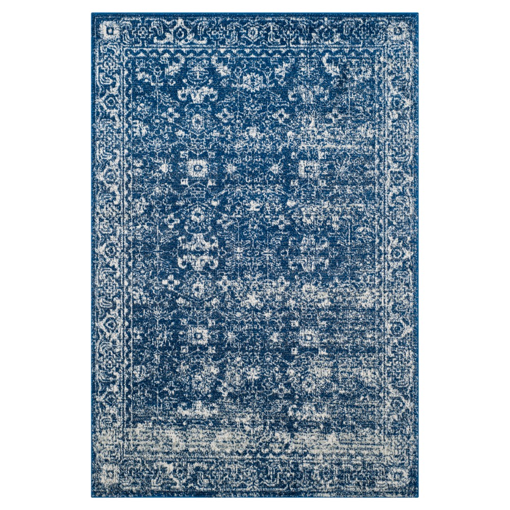 5'1inx7'6in Asteria Evoke Rug Navy/Ivory - Safavieh