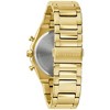 Caravelle designed by Bulova Men's Dress 6 Hand Chronograph Quartz Gold Stainless Steel Watch, 24 Hour Time, Grey Dial, Style: 44A123 - 3 of 4