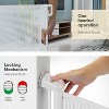 BabyBond Retractable Baby Gate for Stair and Doorway, 33" Tall, Extends up to 71" Wide,Hardware Mounting Kit - 3 of 4