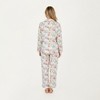 Anna-Kaci Lounge Women's 2-Piece Set Floral Print Button-Up Long Sleeve Pajama Top and Matching Pants - 4 of 4