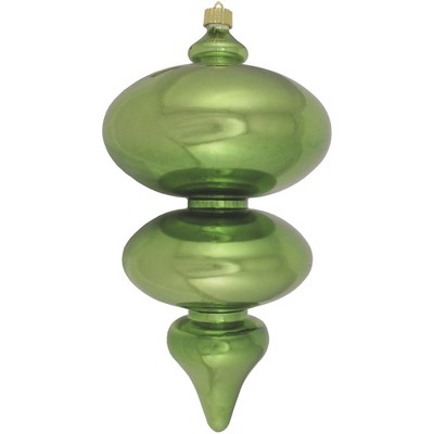 Christmas by Krebs Limeade Green Shatterproof Shiny Christmas Jumbo Finial Ornament 15" (380mm)