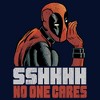 Men's Marvel Deadpool No One Cares Pull Over Hoodie - 2 of 4