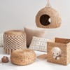 Mewoofun Woven Wicker Square Cat Bed Cave,For Small and Medium Cat Breeds and Chihuahua,13"*13"*13" - 2 of 4