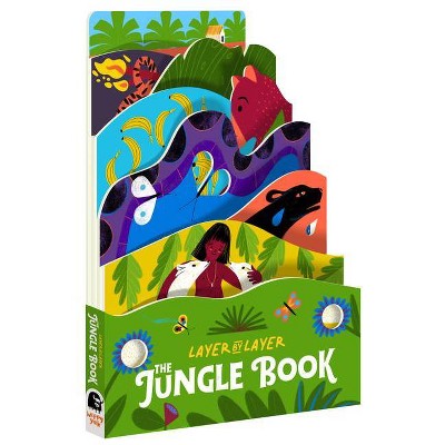 The Jungle Book, 4 - (Layer-By-Layer) by  Carly Madden (Board Book)