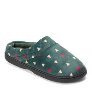 Dearfoams Women's Darcy Quilted Cuff Velour Clog House Slipper - 1 of 4