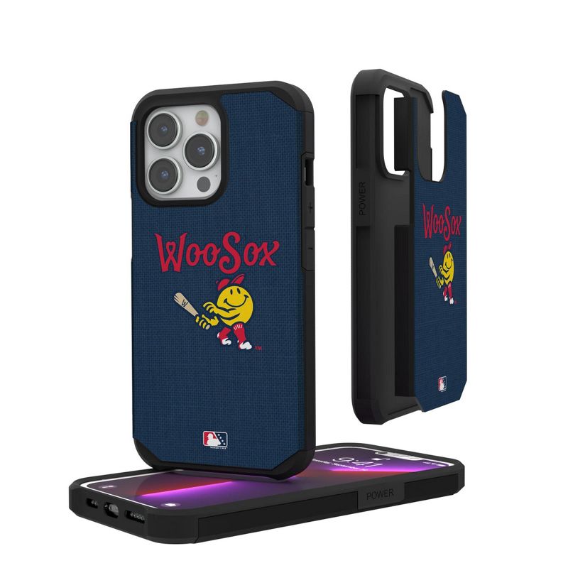 Keyscaper Worcester Red Sox Solid Rugged Phone Case, 1 of 2