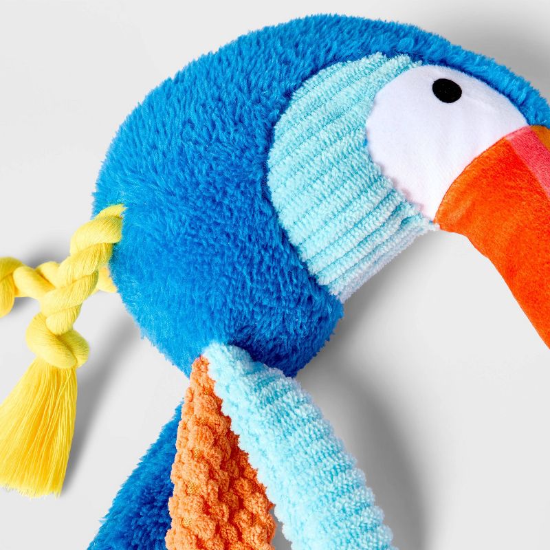 9&#34; Toucan Plush with Rope Dog Toy - Sun Squad&#8482;, 3 of 6