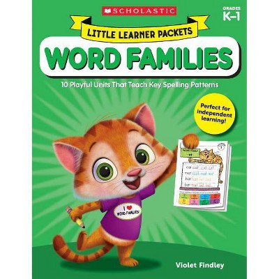 Little Learner Packets: Word Families - by  Violet Findley (Paperback)