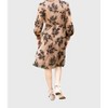 Women's Long Sleeve Midi Dress - Mikarose - 2 of 4