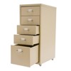YIYIBYUS Metal File Storage Cabinet with 5 Drawers, Vertical Filing Cabinets with Wheels - 4 of 4