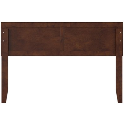 Sophia Full Walnut Stained Solid Wood Panel Headboard