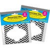 2pk 45ea Black & White Chevron Remember Me! Self-Adhesive Name Tag Labels - Barker Creek: Paper, 3.5"x2.75", 90 Count - image 2 of 3