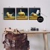 Stupell Industries Yoga Chick Trio Funny Farm Animals Black Framed Giclee Art - 3 of 4