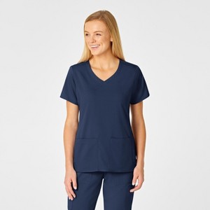 Wink PRO Women's 4 Pocket Wrap Scrub Top - 1 of 4