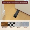 Unique Bargains Anti-Slip Design Zinc Alloy PVC Soft Door Stop Wedge 1 Pc - 4 of 4