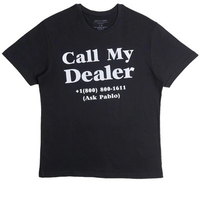 Elevenparis Mens Call My Dealer Graphic T-Shirt