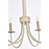 Elegant Lighting Brielle 6 lights pendant in weathered dove - 4 of 4