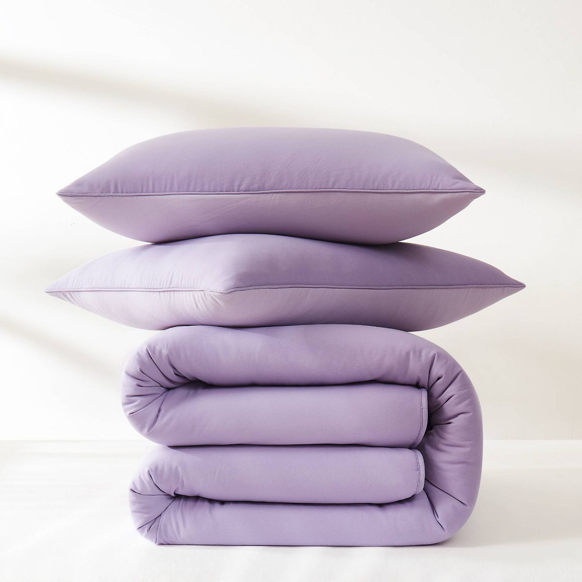 Lush Decor Full/Queen Oslo Bed Blankets Lavender 3pc set - thumbnail 4