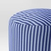 Pouf Striped Blue - Room Essentials™ - 4 of 4