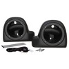 Kicker 6.5" Marine Speakers w/ Lower Fairing Speaker Pod Adaptors For 2014-Up Harley Davidson® Touring Model Motorcycles With OEM Or Aftermarket Ai... - 2 of 4