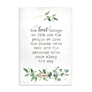 Stupell Industries Best Things In Life Sentiment Wall Plaque Art - 1 of 4