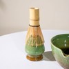 7 Pcs Matcha Whisk Set with Ceramic Bowl & Holder, Bamboo Whisk, Scoop & Rest, Stainless Steel Sifter, Tea Towel - 4 of 4