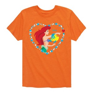 Girls' - Disney Princess - Ariel Short Sleeve Graphic T-Shirt - 1 of 4