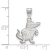 Black Bow Jewelry 14k White Gold Florida Gators NCAA Medium Pendant - 2 of 3