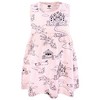 Hudson Baby Infant and Toddler Girls Cotton Dress and Cardigan Set, Fairytale Princess - 4 of 4